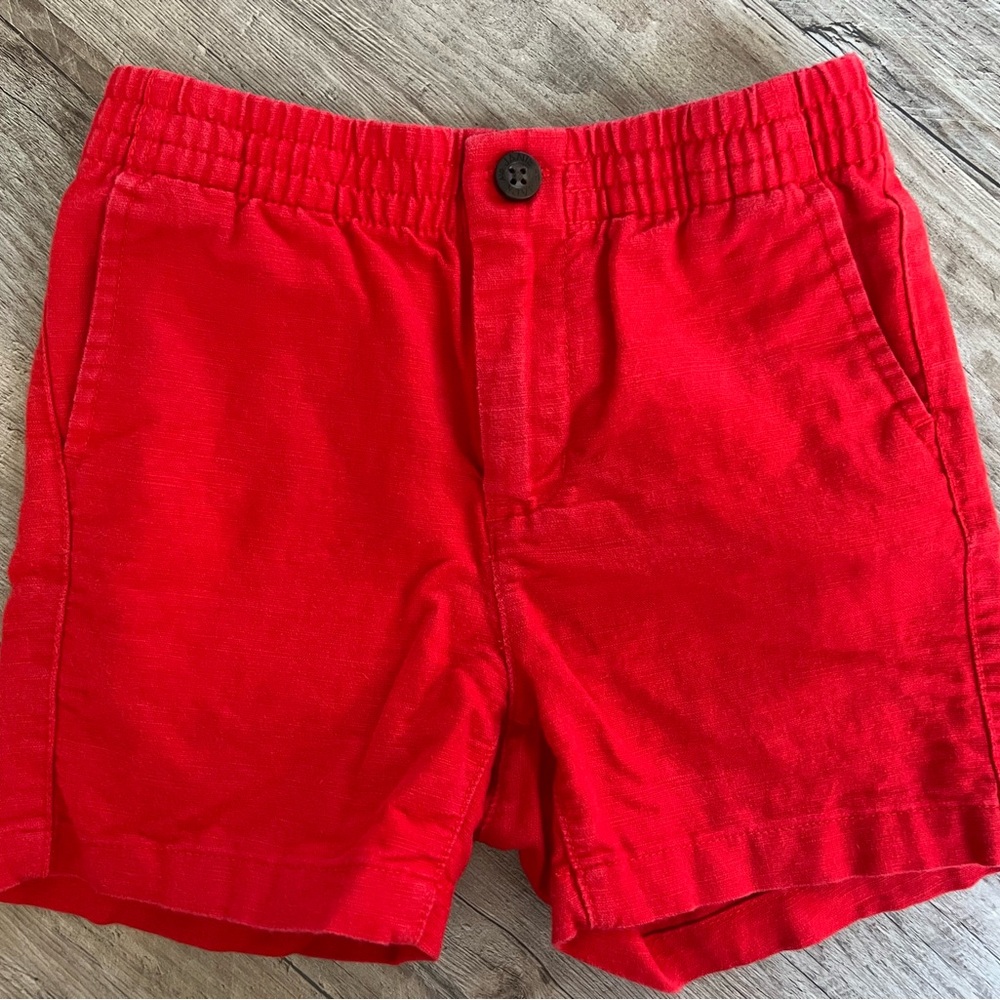 Janie and Jack Bright Red Shorts